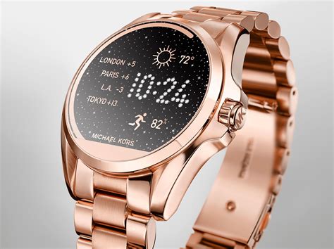 rose gold michael kors smartwatch women|mk watch rose gold smartwatch.